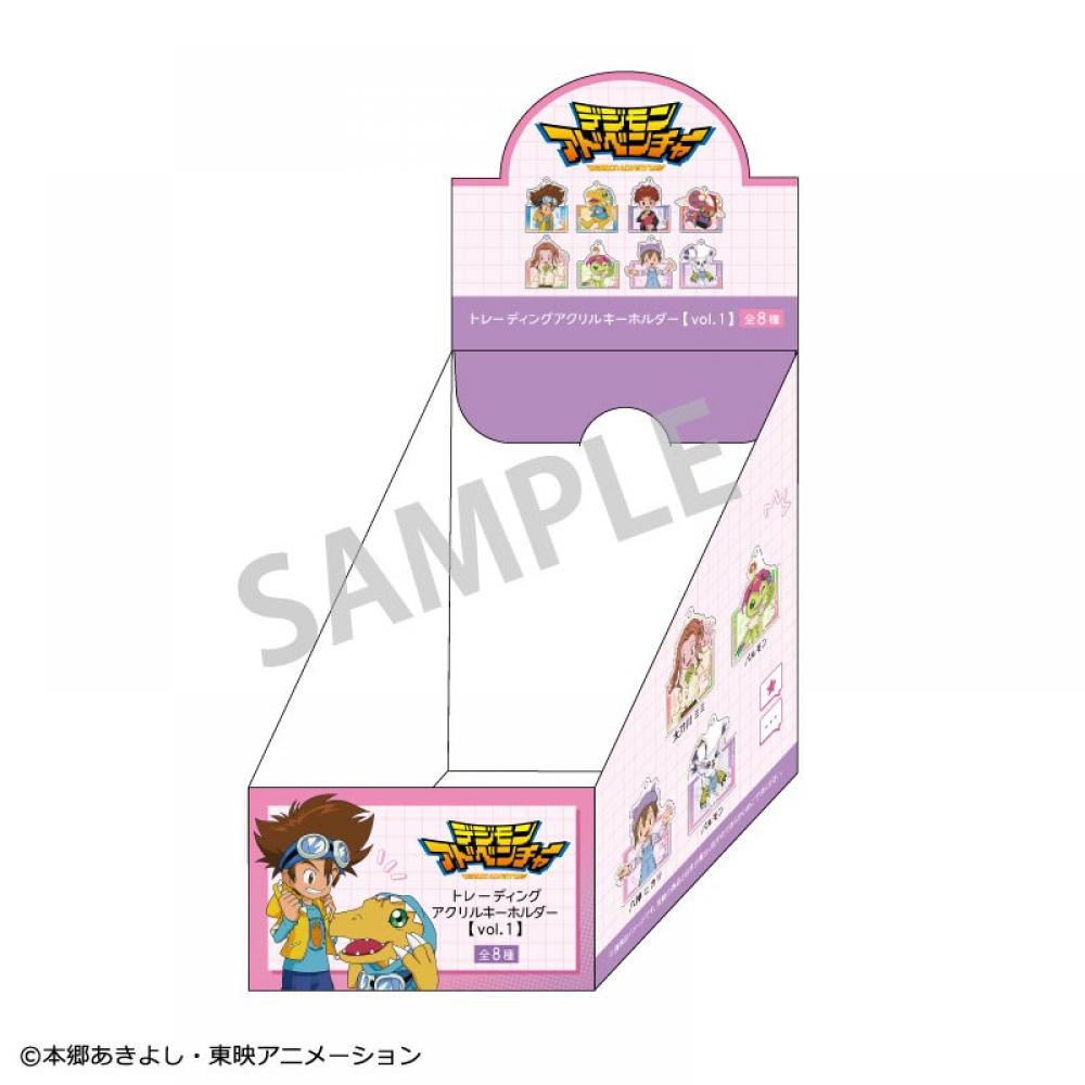 Digimon Digimon Adventure  Trading Acrylic Keychain Vol.1  Link Coordination 1box 8pcs