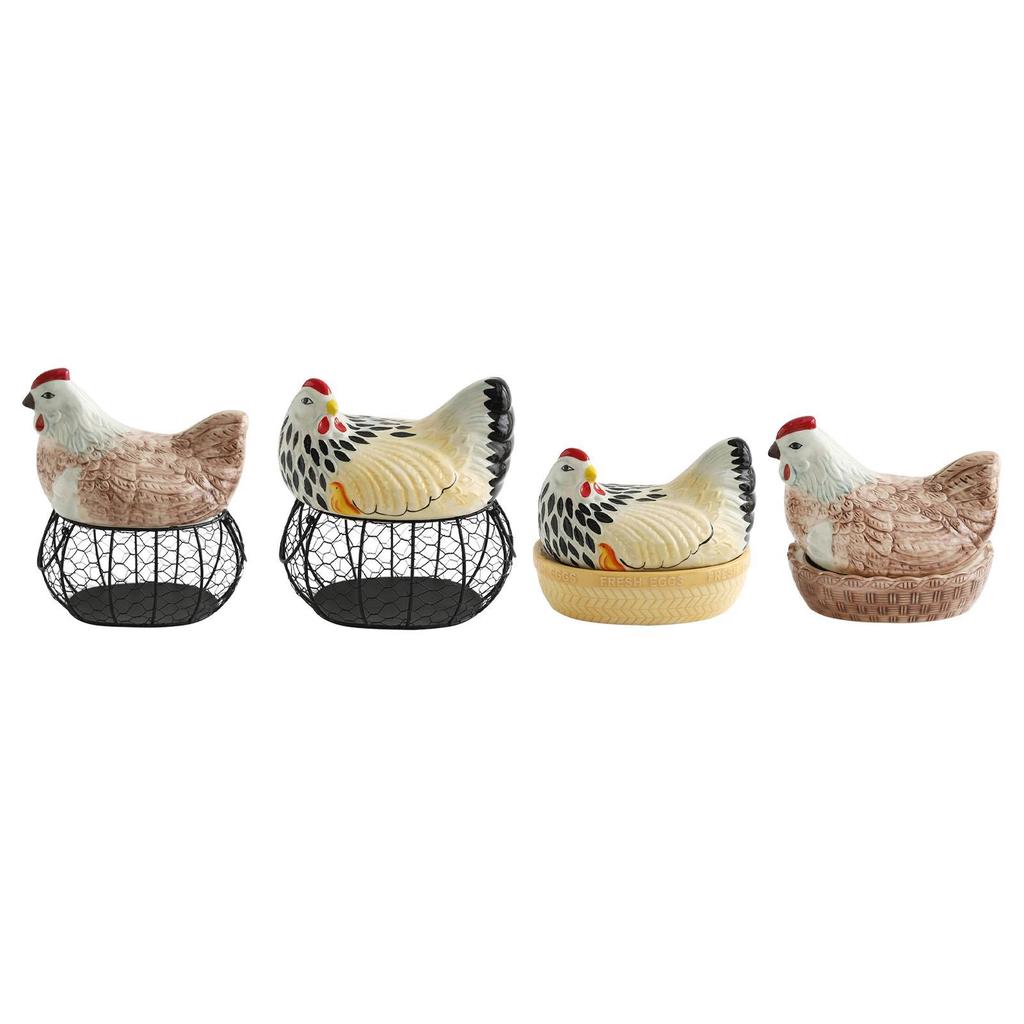 Chicken Design Egg Storage Basket Creative Decorative Kitchen Decor Egg