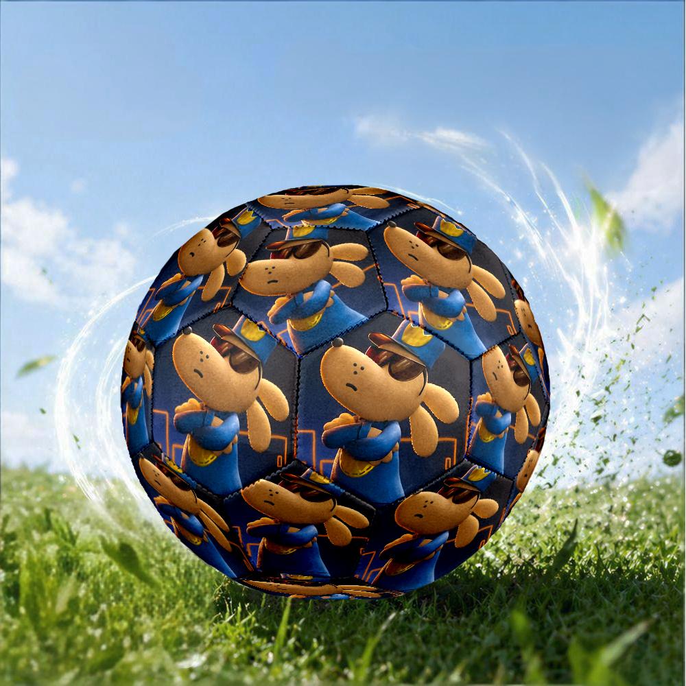 Dog Man And Friends Adventure Size 5 Soccer Ball,Indoor/Outdoor Suitable for Training Matches Tournaments Practice Games Perfect Gift for Fan