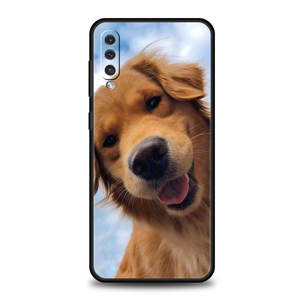 Golden Retriever Friend dog Phone Case For Samsung Galaxy A52s A12 A32 A50 A70 A20E A20S A10S A22 A30 A40 A53 5G A02S A04s Cover