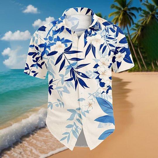 Summer New Hawaiian Shirt Men's Digital Printing Short Sleeve Source Factory One Piece Is Versatile