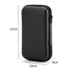 Durable Mini EVA Storage Box Black Portable Pouch Carrying Bag Protective Storage Case for Earphone