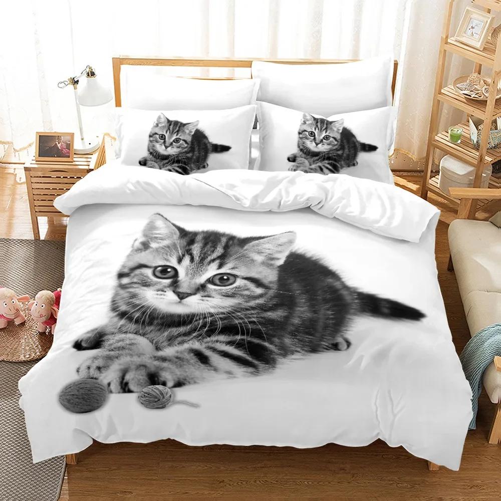 Cartone Animato Gioco Carino Aphmau con Ali Set Letto Ragazzi Ragazze Misura Singola Queen King Copripiumino Federa Letto ragazzi Adulti
