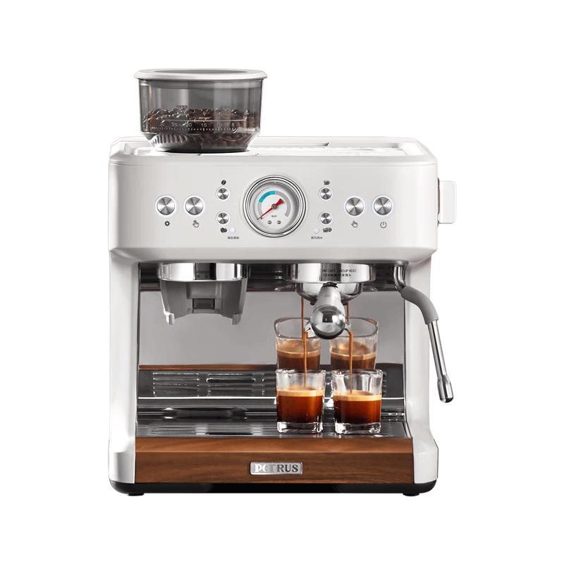 Petrus PE3899 Semi-Automatic Espresso Machine with Integrated Grinder & Dual Boiler CN plug (adapter included)