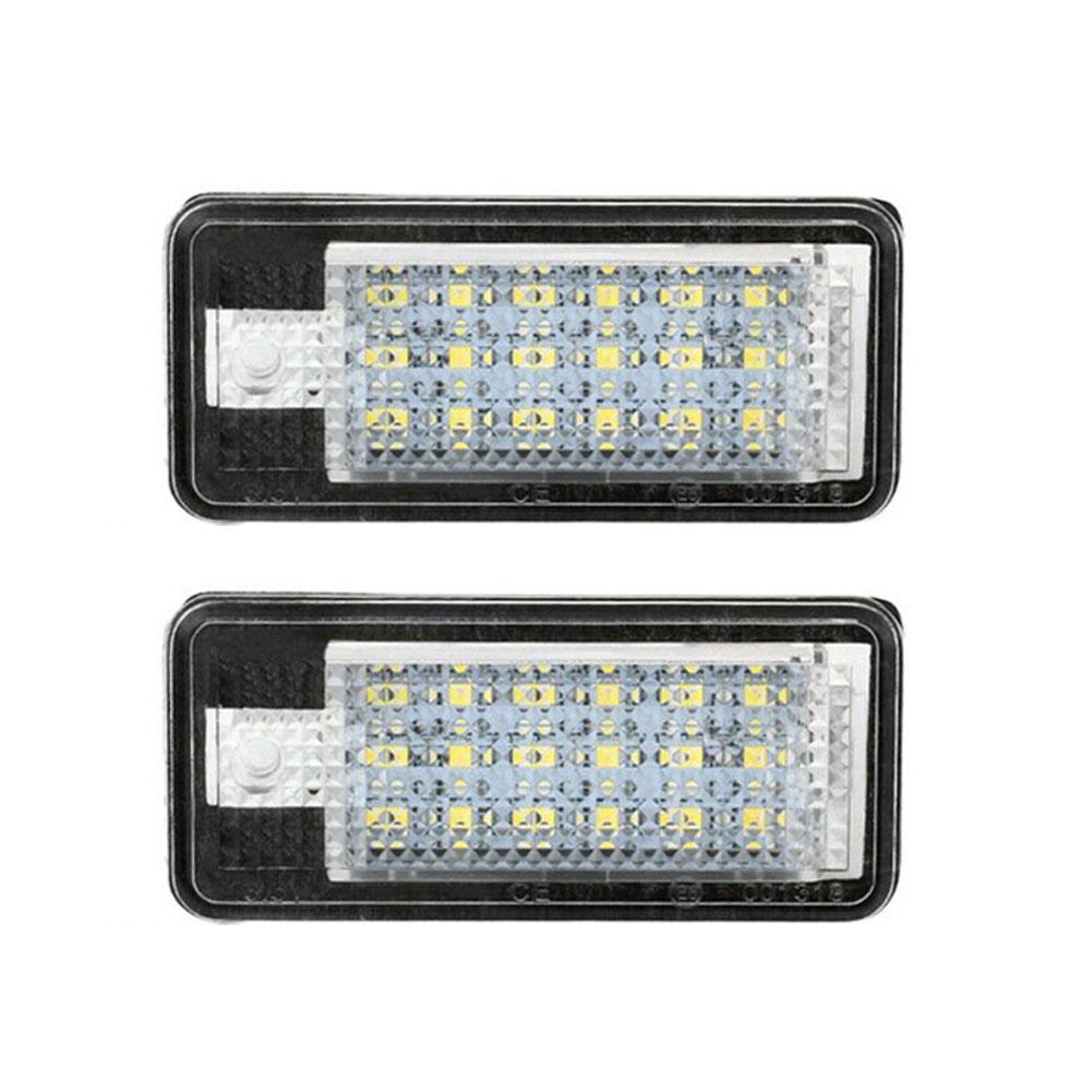 2pcs For Led Number Plate Light A3 A4 S4 Rs4 B6 B7 A6 Rs6 S6 C6 S5 Q7 A8 S8 Ultra-bright Error Free License Plate Lamp G4a0