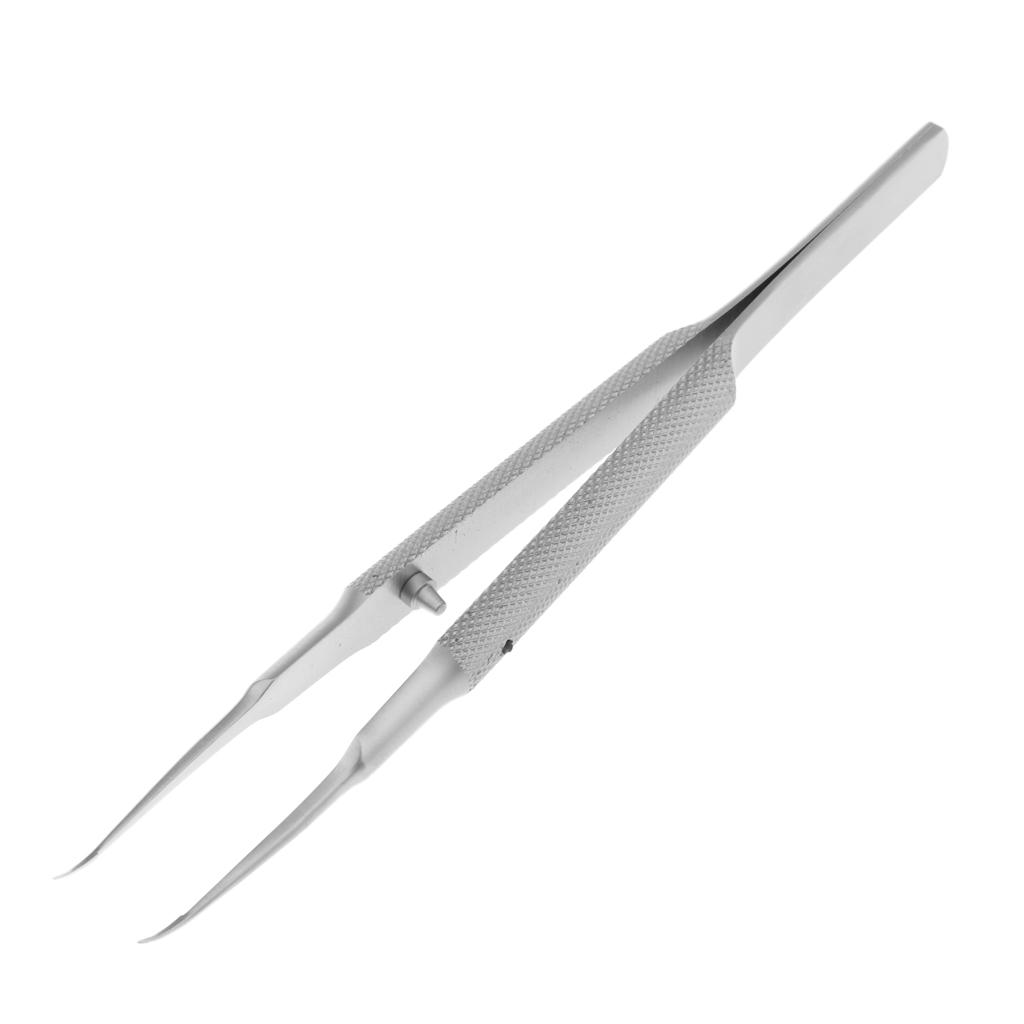 11cm Fine Tip Tweezers for Splinter Removal, Cellphone Repair, Ophthalmic Eye Instrument Stainless