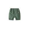 Kids Fifth Pants Summer Baby Boy Shorts Children's Clothing Casual with Big Pockets Middle Pants Boy Cartoon Embroider Pants