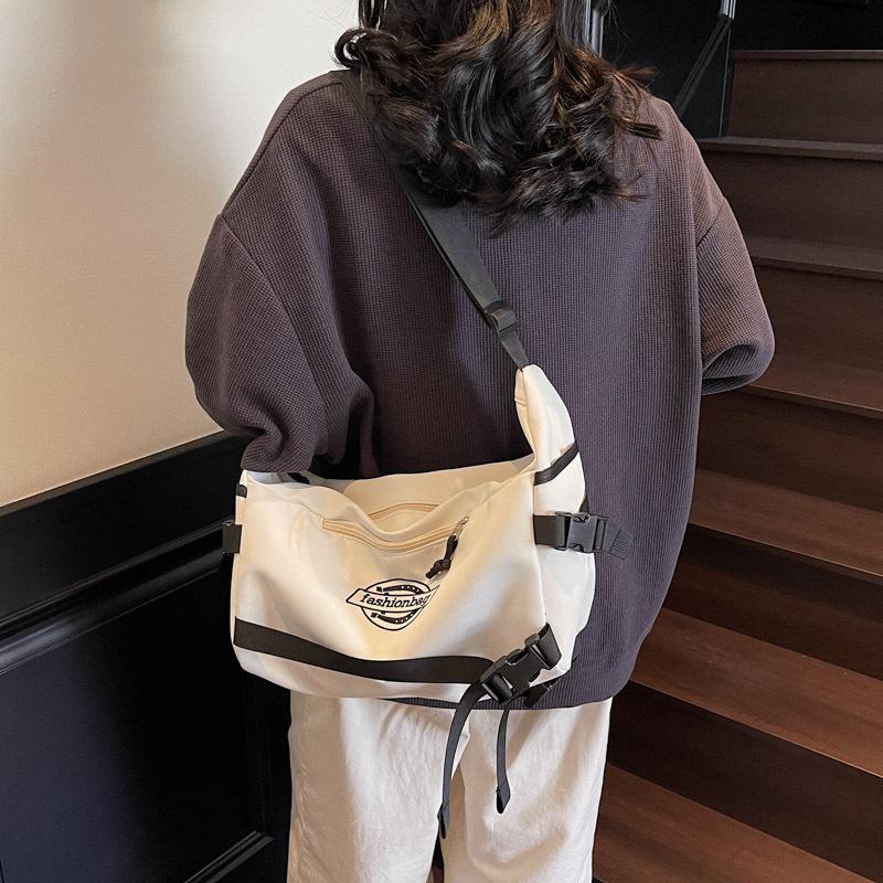 Women's Large Capacity Shoulder Bag Letter Print Crossbody Bag