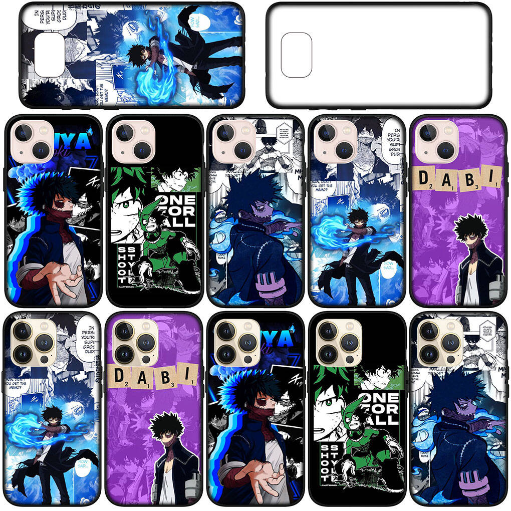 Cover for iPhone 17 16 15 Xiaomi Poco Redmi Note 14 13 12 X Pro Max 9 16e Samsung Galaxy S25 S24 S23 OPPO Huawei Dabi My Hero Academia BNHA Phone Case