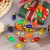 10 Pcs Plastic Colorful Mini Bulb For Making Christmas Party Decor Diy Hanging Lamp Materials