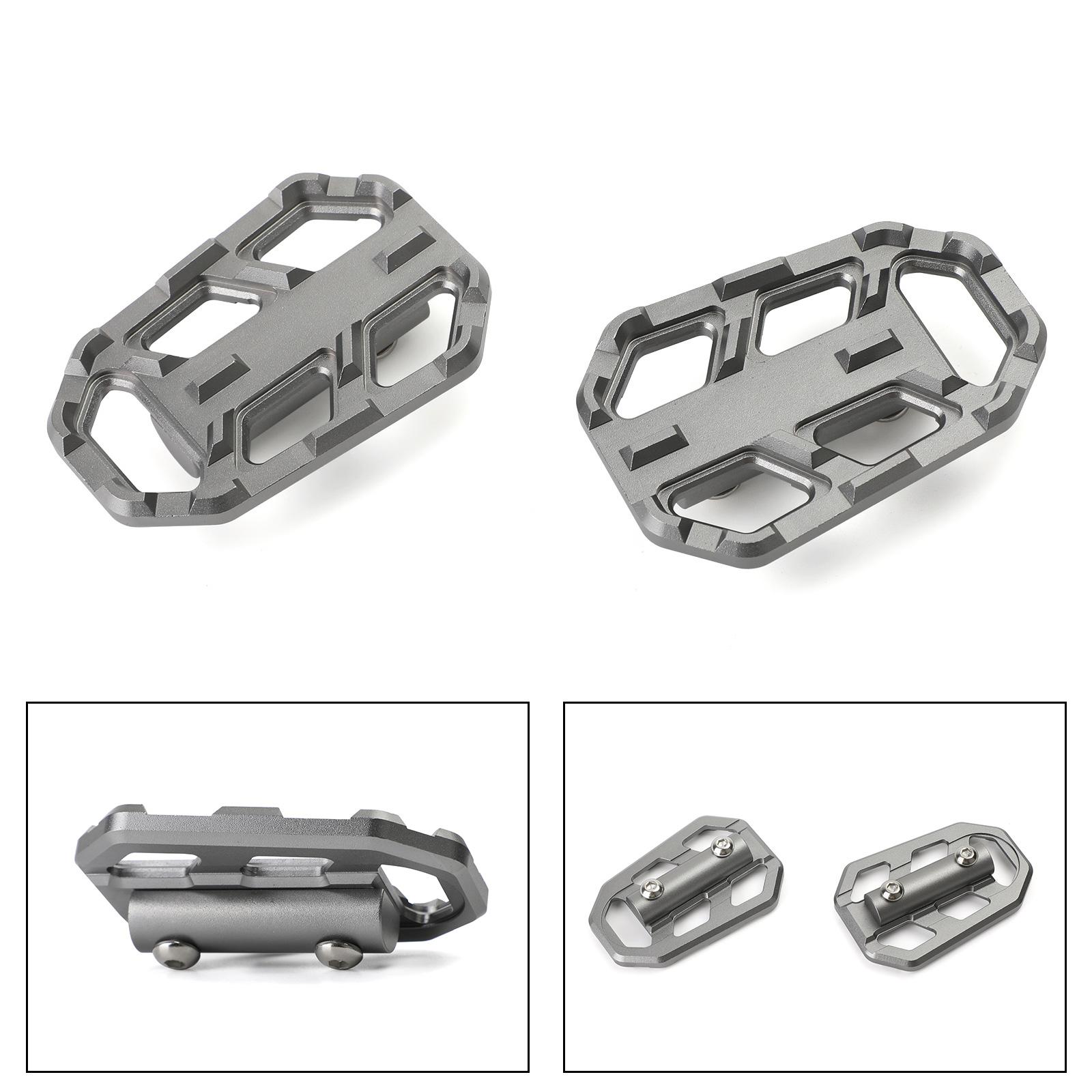 

Foot Pegs Footrests For BMW G310GS 17-19 S1000XR 15-19 R1200GS (Adv) 13-19 Titanium