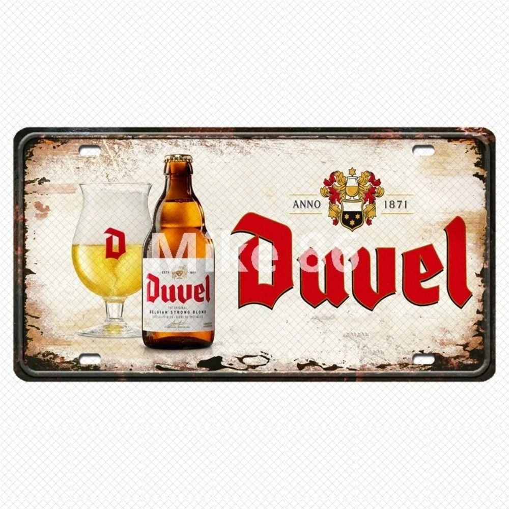 Ölplåtskylt Vintage Väggdekor 15x30cm