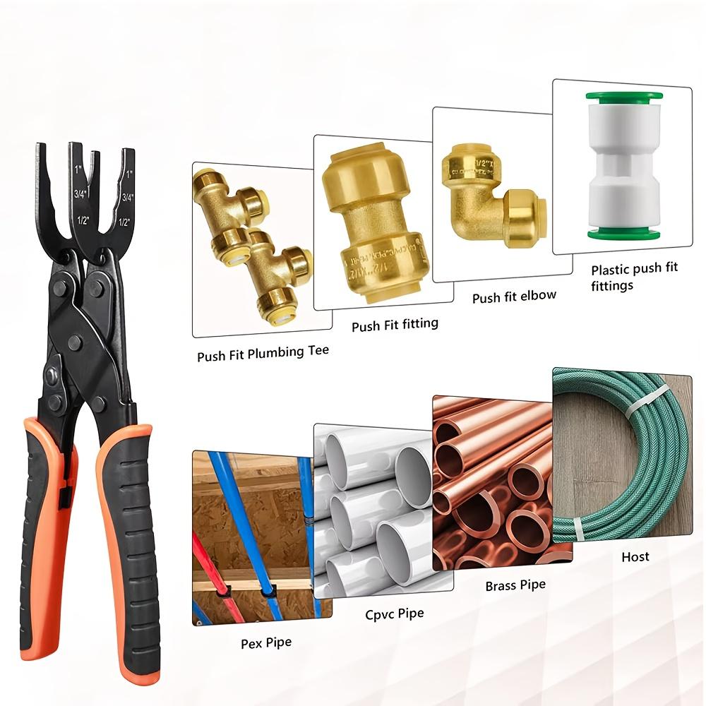 Push In Connector Fittings, Water Pipe Disconnect Pliers, Plastic Pipe Fittings, Installation and Disassembly Tools, Multi Size Disassembly Tools