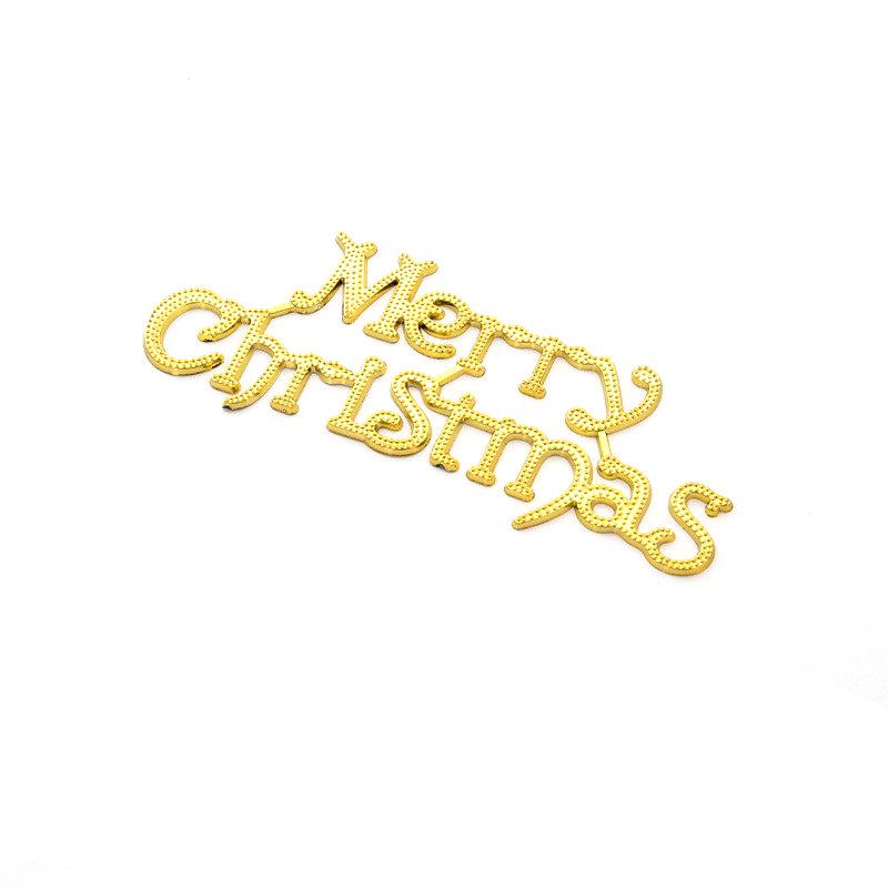 Christmas Tree Atmosphere Decoration: Merry Christmas Sign
