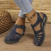 New Summer Women Wedge Sandals Premium Orthopedic Open Toe Sandals Vintage Anti-slip Leather Casual Female Platform Retro Shoes
