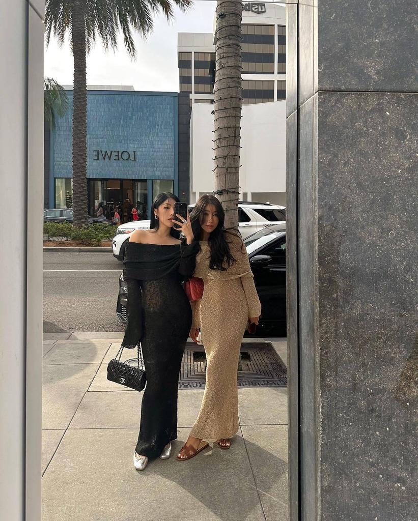 European & American Beach Cross-border One-shoulder Knitted Hollow-out Sexy Long Dress Cover-up