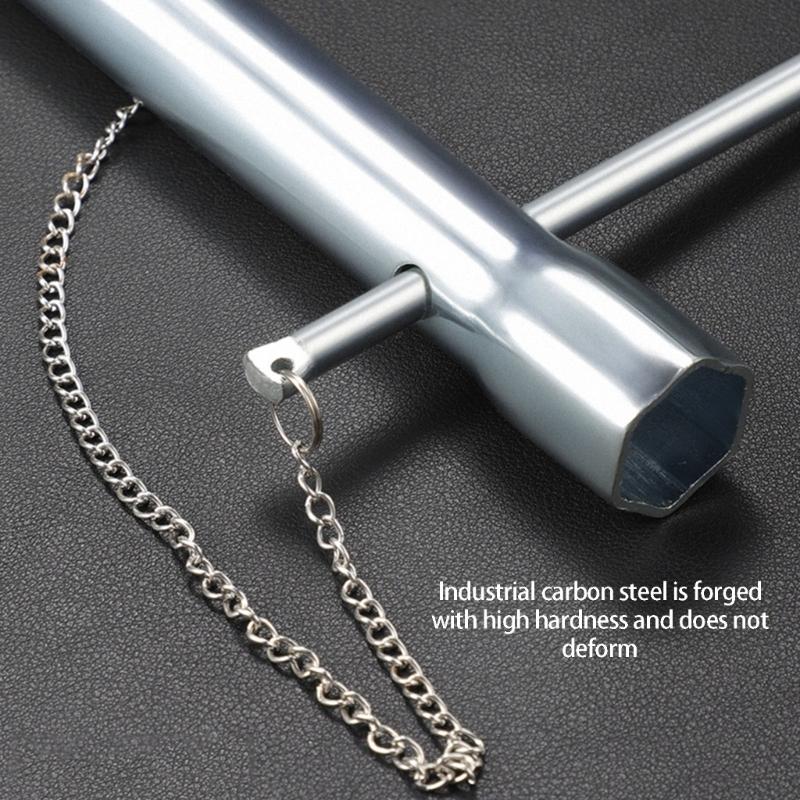 Universal Spark Plugs Socket Wrench Set 2 In 1 Tool With Reinforced Head And Extended Handle Option For Narrow Space