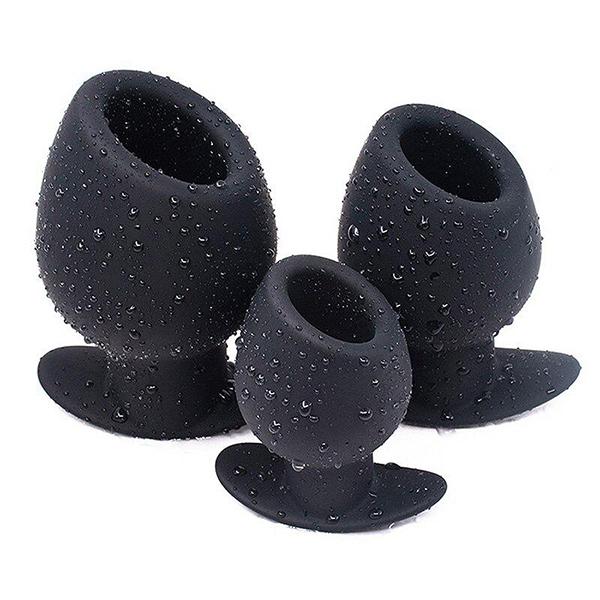 Huge Silicone Goblet Hollow Prostate Massage Vaginal Dilator Speculum Large Dilator Adult Products