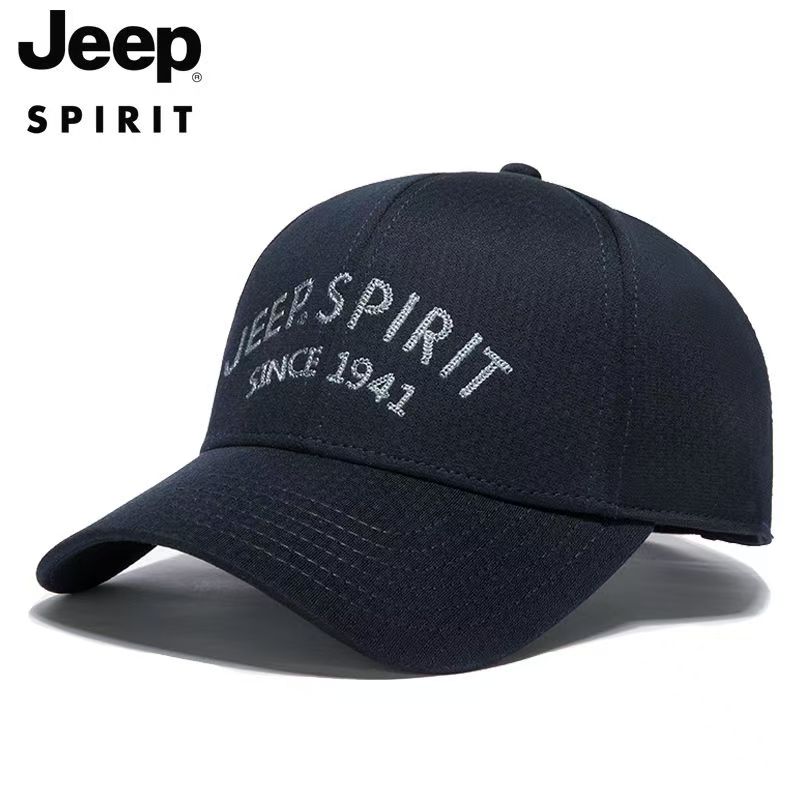 JEEPSPIRIT Genuine Jeep Brand 2026 New Model 1941 Letter Embroidered Sun Protection Baseball Cap Adjustable синий