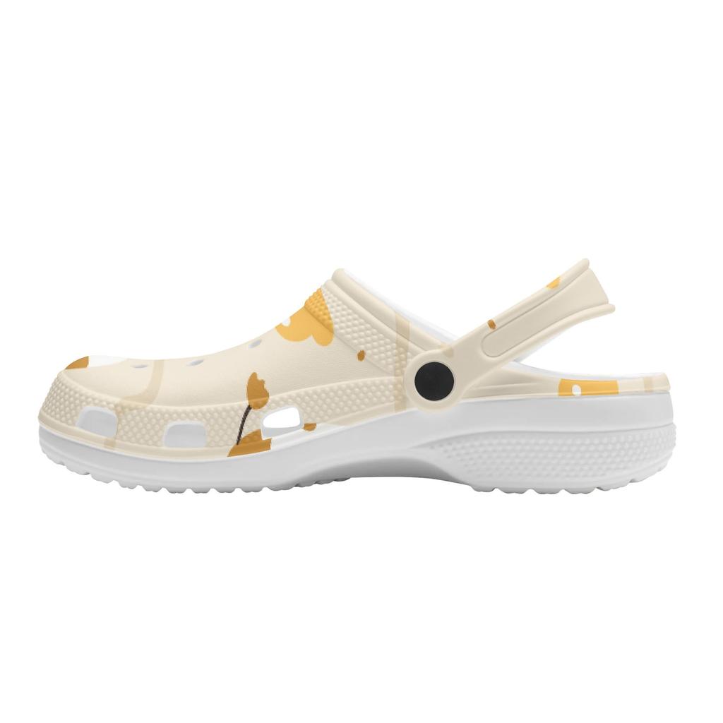 Women Men EVA Clogs Casual Printed Easy Clean Breathable Slip On Garden Shoes Beach Pool Bathroom Home Daily Shoes Casual Walking