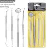 Stainless Steel Dental Tool Set - Mouth Mirror & Tartar Cleaning Care Tools
