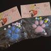 Kawaii Glitter Cat Paw Stress Relief Squeeze Toy Food Grade Soft TPR Slow Rising Toy for Kids Sensory Play Use