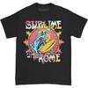 Men's Sublime With Rome Death Surfer T-shirt Black