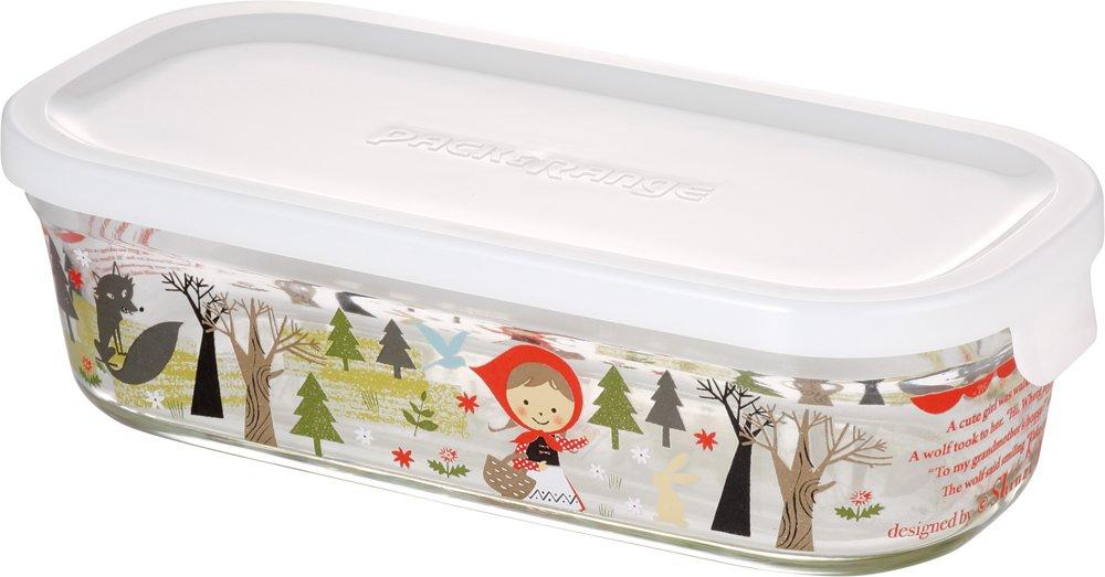 

Iwaki Glass Контейнер для хранения масла Shinji Kato Precious Red Pack Жаростойкий контейнер, Крышка, Прямоугольный, Средний, 500 мл, & Микроволновая печь, B3246-SNA1