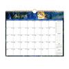 Dual Coil Design 18-Month Calendar Easy Organizing Office Calendar New Wall Calendar  Home Use