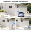 5K 12MP WiFi Camera Wireless Outdoor 10X Zoom Three Lens Security Protection Surveillance Cameras Auto Tracking P2P CCTV PTZ Cam