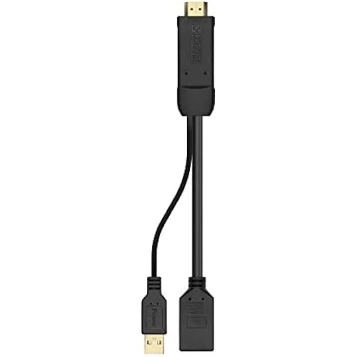 Câble adaptateur - AISENS - A122-0642 - DisplayPort vers HDMI - 10 mètres - Mâle-mâle