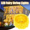 Connectable LED String Light, LED Waterproof 220V with Female Plug for Garden Courtyard Christmas Wedding