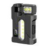 Rechargeable Dual Light Flashlight Rotatable Pocket Work Light with Metal Clip EDC Torch for Outdoor Camping Hiking Emergency