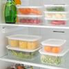 High-Efficiency Microwave & Fridge Storage Solutions: Organized Kitchen with Durable Plastic Containers & Lids