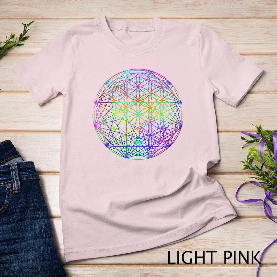 Geometric Chakra - Psychedelic Sacred Geometry T-Shirt Unisex T-shirt 7 2XL