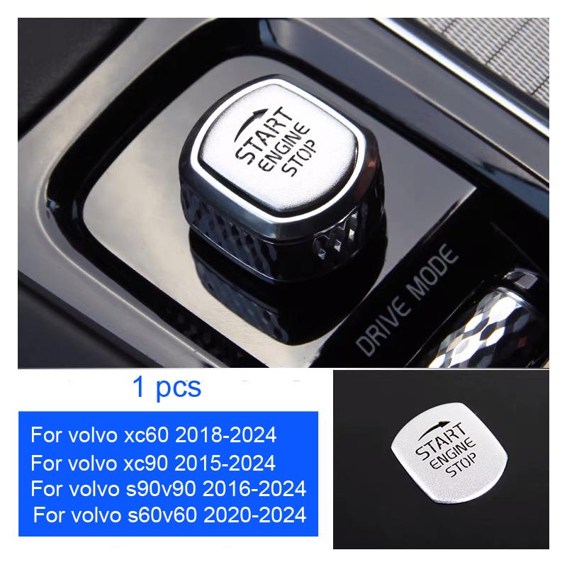 For Volvo XC60 XC90 S90 V90 V60 S60 Start Button Parking Brake Patch Decoration Supplies