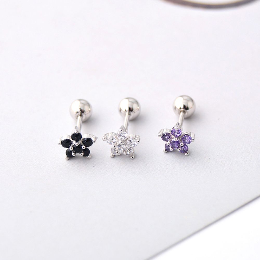 Flowers Earpiercing Cartilage Tragus Earrings Cartilage Earrings Ear Studs Stud Earrings