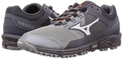Mizuno Wave Daichi 5 Men's Running Shoes, Gray/Dark Shadow, Size 23.0 cm, 2E
