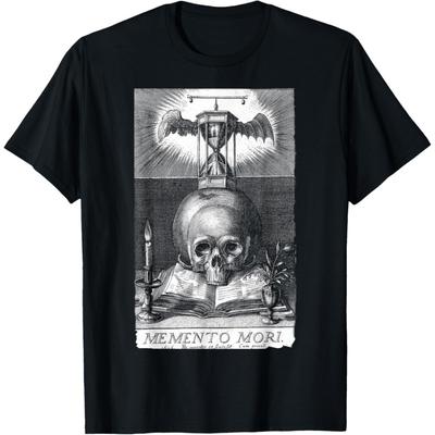 Memento Mori Stoizismus Philosophie Philosoph Memento Mori T-Shirt