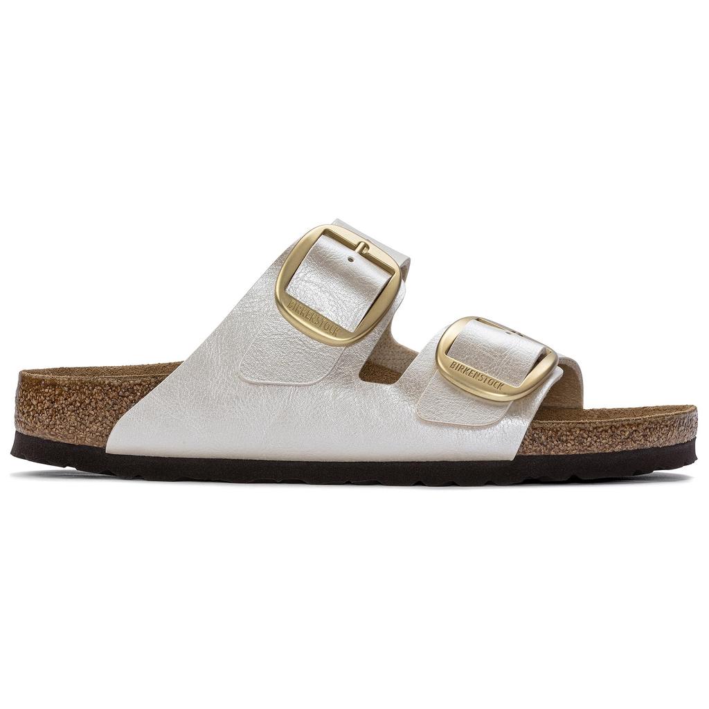 Birkenstock Arizona Big Buckle Slide Slippers Women's Beige Narrow 1020021