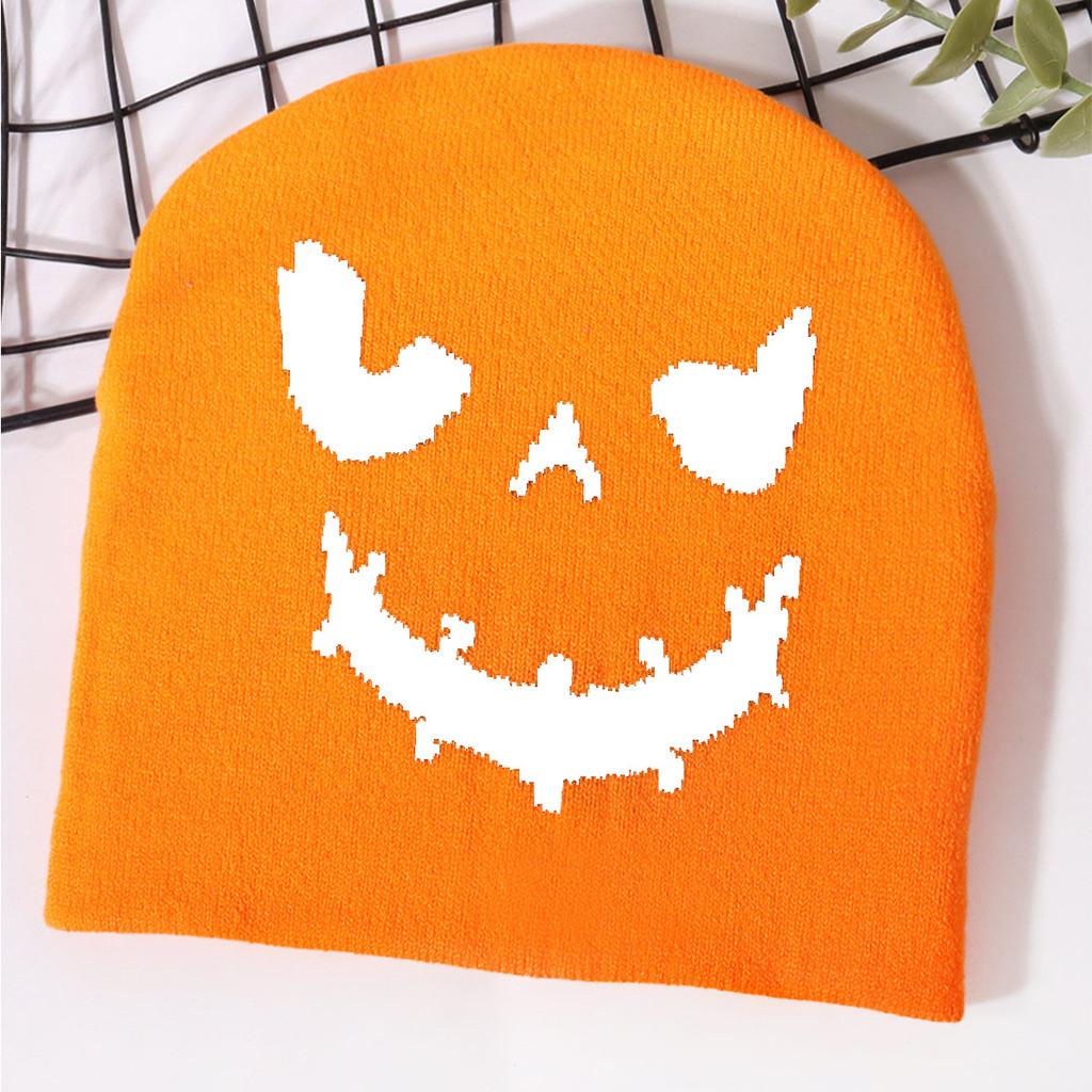 Halloween Pumpkin Knit Hat With Warmth For Fall Street Fashion Fans