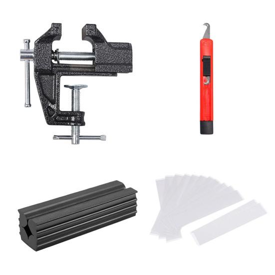 

1 комплект запасных инструментов для ручки для гольфа с мини-зажимом для тисков, резиновый зажим, лезвие с крючком, двухсторонняя лента, сменные гаджеты для клюшки для гольфа, аксессуары для гольфа Sets