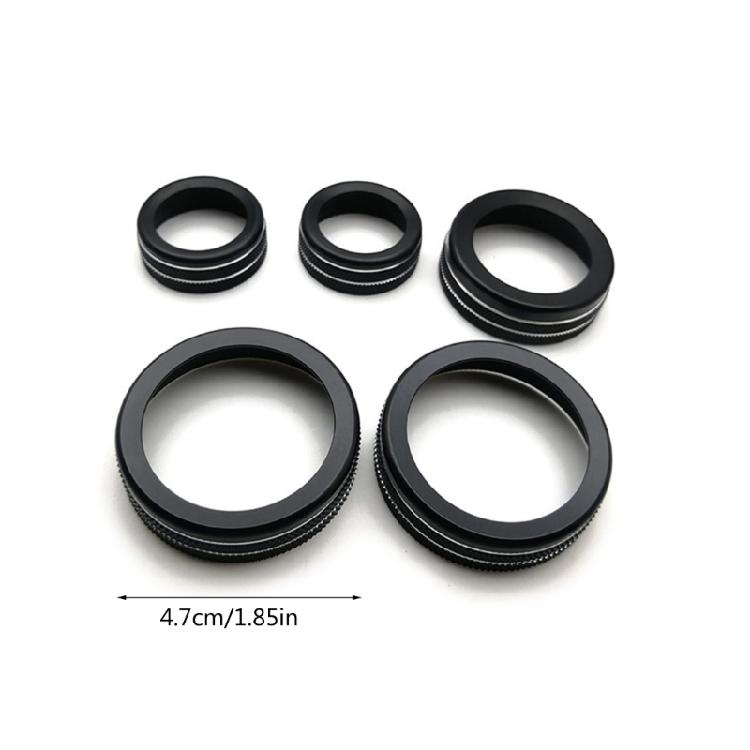 Colorful Car Center Control Air Conditioner Switches Cover Trims Button Rings