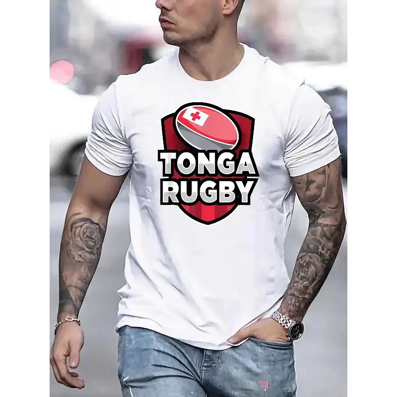 

European Size Creative Cartoon Supplies Letter Pattern Printing Men S Fashion Trendy Round Neck Short-Sleeved T-Shirt Casual Comfortable Top S белый