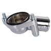 SBC BBC Chrome Water Neck Thermostat Housing Outlet Fit Chevy 45 Degree 350-454