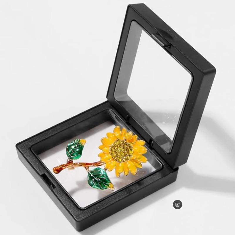 1PC Sunflower Brooch High-End Fashion Exquisite Plant Brooch for Women Men Wedding Office Elegant Flower Brooch Pins Gift