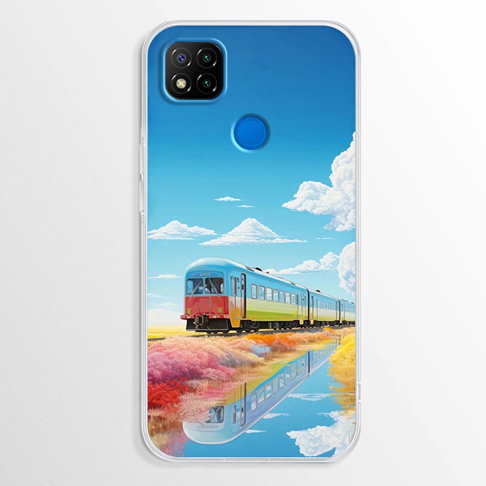 For Xiaomi Redmi 10A Case Fashion Marble Clear Silicon Soft TPU Cover Coque For Xiaomi Redmi 10A 10 A 6.53'' Phone Cases Fundas