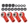 Link Rod End Ball Joint Aluminum Alloy Fit for HSP/RGT/Himoto/REDCAT 1/10 RC CarRed