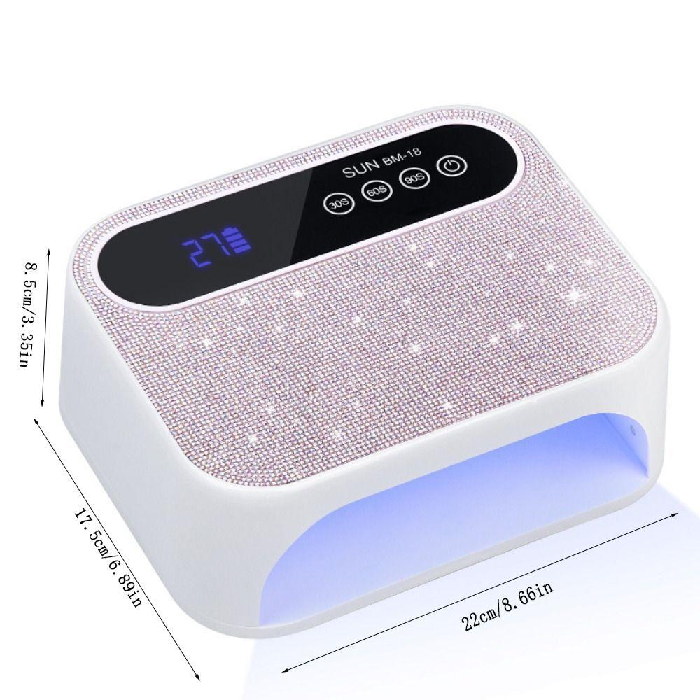 Portable Cordless UV Nail Lamp Rechargeable UV Light Nail Art Dryer UV LED Nail Light  Home Use