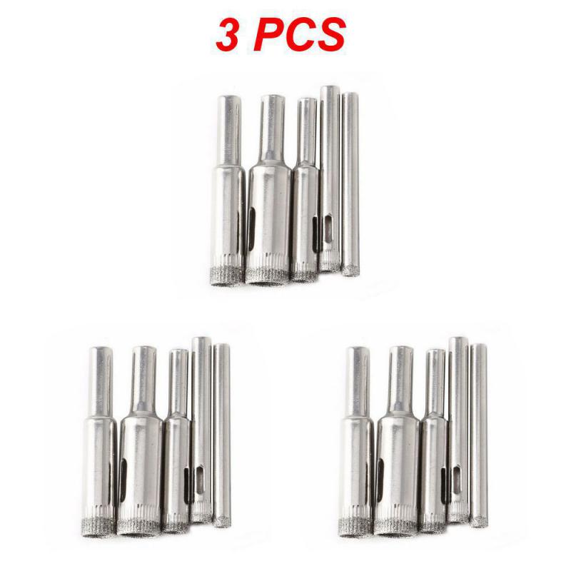 1~10 STÜCKE 5/6/8/10/12mm Beschichtetes Bohrer-Set Fliesen Marmor Glas Keramik Lochsäge Bohrer für Elektrowerkzeuge Heimwerkzeuge